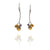 2-Petal Amethyst Drop Earrings-Earrings-Judith Neugebauer-Pistachios