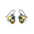 2-Petal Amethyst Earrings-Earrings-Judith Neugebauer-Pistachios