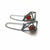 3-D Cage Earrings - Carnelian-Earrings-Emilie Pritchard-Pistachios