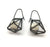 3-D Cage Earrings - White Spheres-Earrings-Emilie Pritchard-Pistachios