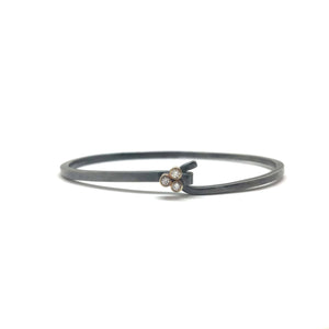 3 Diamond Hook Bracelet-Bracelets-Karin Jacobson-Pistachios