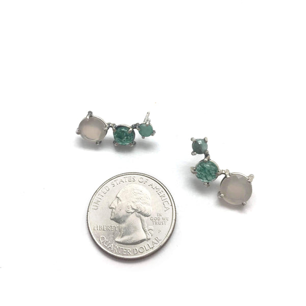 ♡ Vintage Silver Coin Earring