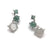 3 Stone Curved Earrings-Earrings-Joanna Gollberg-Pistachios