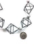 3D Cube Necklace - Oxi/Howlite-Necklaces-Emilie Pritchard-Pistachios