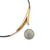 3D Gold Petal Necklace-Necklaces-Oliwia Kuczynska-Pistachios