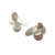 3D Petal Earrings - Silver-Earrings-Malgosia Kalinska-Pistachios