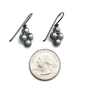 4 Pearl Earrings-Earrings-Elisa Bongfeldt-Pistachios