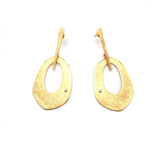 Adjustable Drop Earrings - Gold-Earrings-Margo Myszka-Pistachios