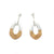 Adjustable Drop Earrings - Silver Ombre-Earrings-Margo Myszka-Pistachios