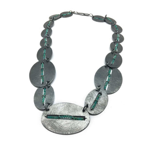 Amazonite Window Necklace-Necklaces-Heather Guidero-Pistachios