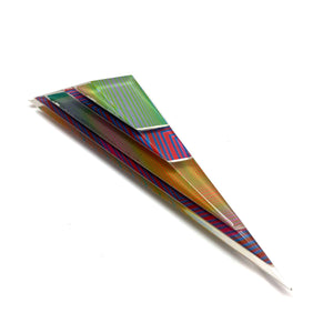 Anuszkiewicz Triangle Brooch-Pins-Jennifer Merchant-Pistachios
