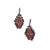 Beaded Garnet Diamond Earrings-Earrings-Karen Gilbert-Pistachios