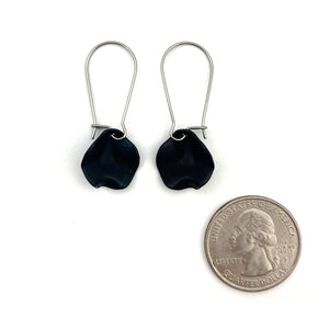 Black Petal Earrings-Earrings-Liami Fotini-Pistachios