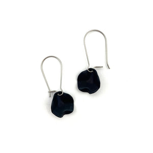 Black Petal Earrings-Earrings-Liami Fotini-Pistachios