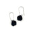 Black Petal Earrings-Earrings-Liami Fotini-Pistachios