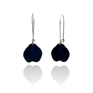 Black Petal Earrings-Earrings-Liami Fotini-Pistachios