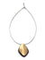 Black and Gold Petal Pendant-Necklaces-Kacper Schiffers-Pistachios
