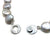 Black and Grey Pearl Vinyl Necklace-Necklaces-Brooke Marks-Swanson-Pistachios