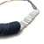 Black and White Pearl Vinyl Necklace-Necklaces-Brooke Marks-Swanson-Pistachios