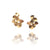 Blossoming Petal Post Earrings - Gold-Earrings-Oliwia Kuczynska-Pistachios