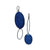 Blue Asymmetric Oval Drops-Earrings-Myung Urso-Pistachios