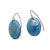 Blue Oval Gold Dot Earrings-Earrings-Jenne Rayburn-Pistachios
