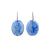 Blue Oval Gold Dot Earrings-Earrings-Jenne Rayburn-Pistachios