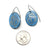 Blue Oval Gold Dot Earrings-Earrings-Jenne Rayburn-Pistachios