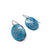 Blue Oval Gold Dot Earrings-Earrings-Jenne Rayburn-Pistachios
