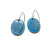 Blue Oval Gold Dot Earrings-Earrings-Jenne Rayburn-Pistachios