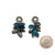Blue Petal and Pearl Earrings-Earrings-So Young Park-Pistachios