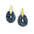 Blue/Green Knit Earrings-Earrings-Brooke Marks-Swanson-Pistachios