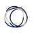 Blue/Silver/Black Layered Stretch Bracelet-Bracelets-Ursula Muller-Pistachios