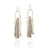 Bright Silver Tube Earrings-Earrings-Biba Schutz-Pistachios