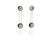 Bubble Barbell Earrings-Earrings-Malgosia Kalinska-Pistachios
