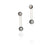 Bubble Barbell Earrings-Earrings-Malgosia Kalinska-Pistachios