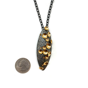 Bubbles Necklace and Brooch-Necklaces-So Young Park-Pistachios