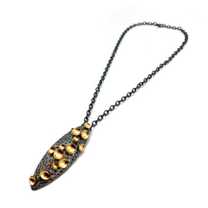 Bubbles Necklace and Brooch-Necklaces-So Young Park-Pistachios