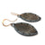Butterfly Wings and Gold Marquis Earrings-Earrings-Luana Coonen-Pistachios