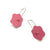 Camellia Flower Patch Earrings - Hot Pink-Earrings-Jess Dare-Pistachios