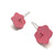 Camellia Flower Patch Earrings - Hot Pink-Earrings-Jess Dare-Pistachios