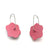 Camellia Flower Patch Earrings - Hot Pink-Earrings-Jess Dare-Pistachios