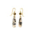 Captured Diamond Earrings with Montana Agate-Earrings-Hilary Finck-Pistachios