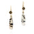 Captured Diamond Earrings with Montana Agate-Earrings-Hilary Finck-Pistachios