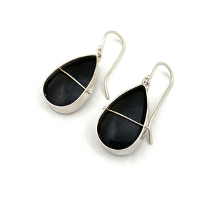 Captured Onyx Earrings-Hilary Finck-Pistachios
