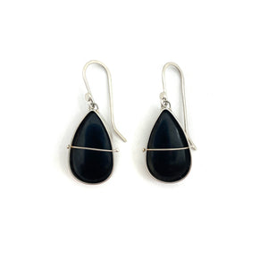 Captured Onyx Earrings-Hilary Finck-Pistachios