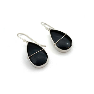 Captured Onyx Earrings-Hilary Finck-Pistachios