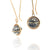 Captured Tourmalated Quartz Orb Earrings-Earrings-Hilary Finck-Pistachios