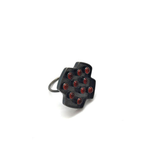 Carnelian X Ring-Rings-Emily Rogstad-Pistachios