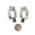 Carved Tab Link Earrings-Earrings-Heather Guidero-Pistachios